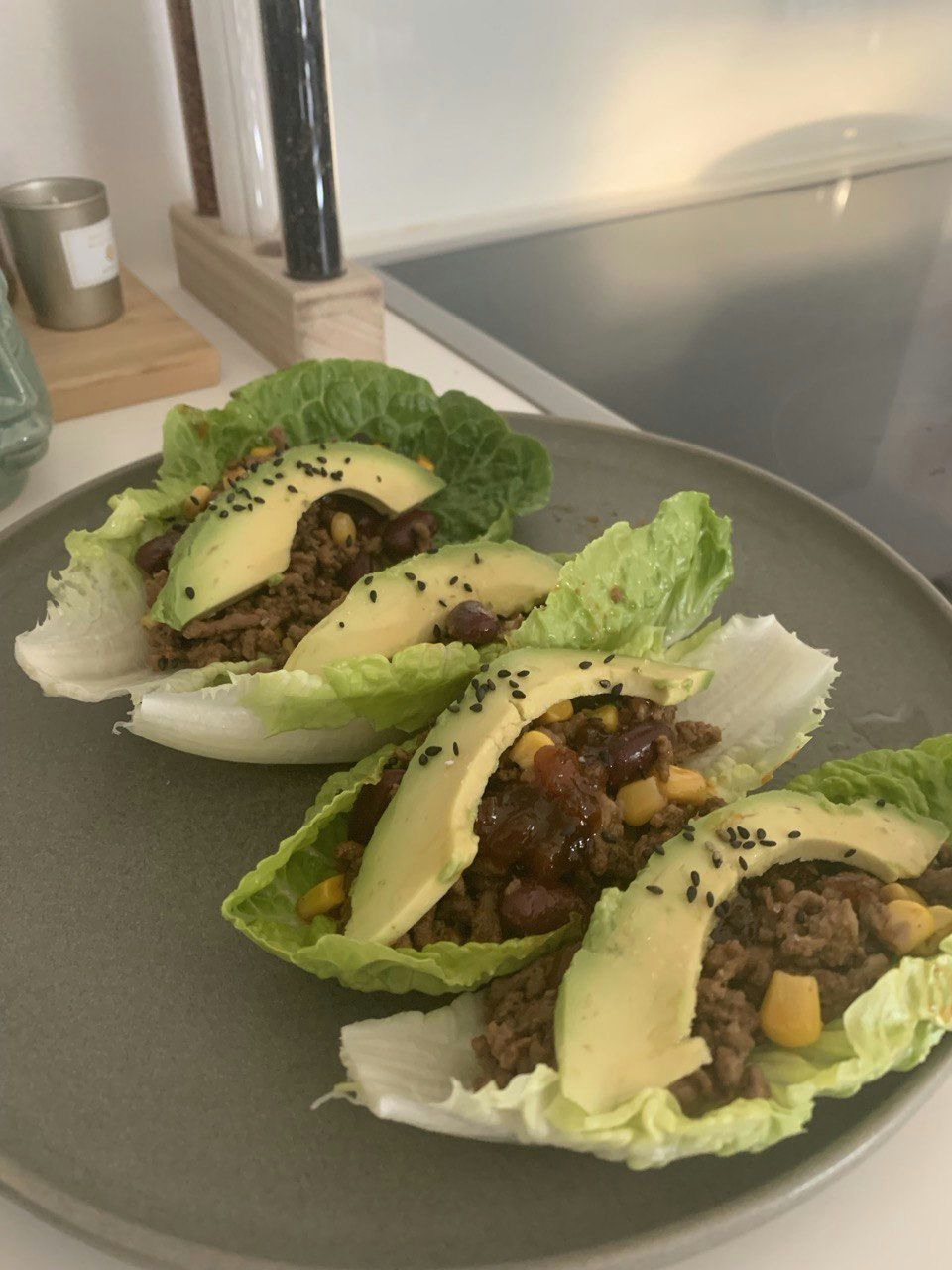 Lettuce Tacos Ground Beef
